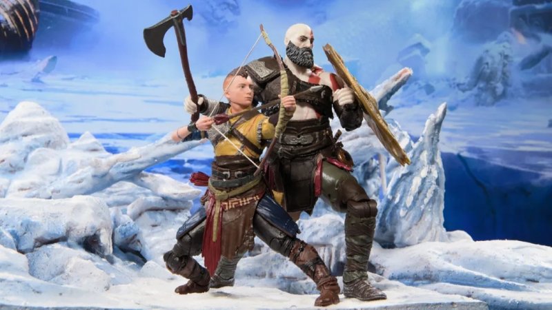 Kratos and Atreus Action Figures