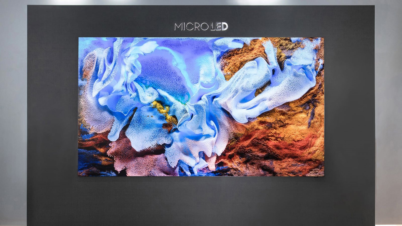 Un pannello Micro LED di Samsung