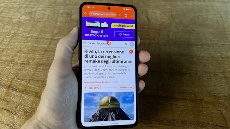I bordi di CMF Phone 1 sono leggermente arrotondati I bordi di CMF Phone 1 sono leggermente arrotondati