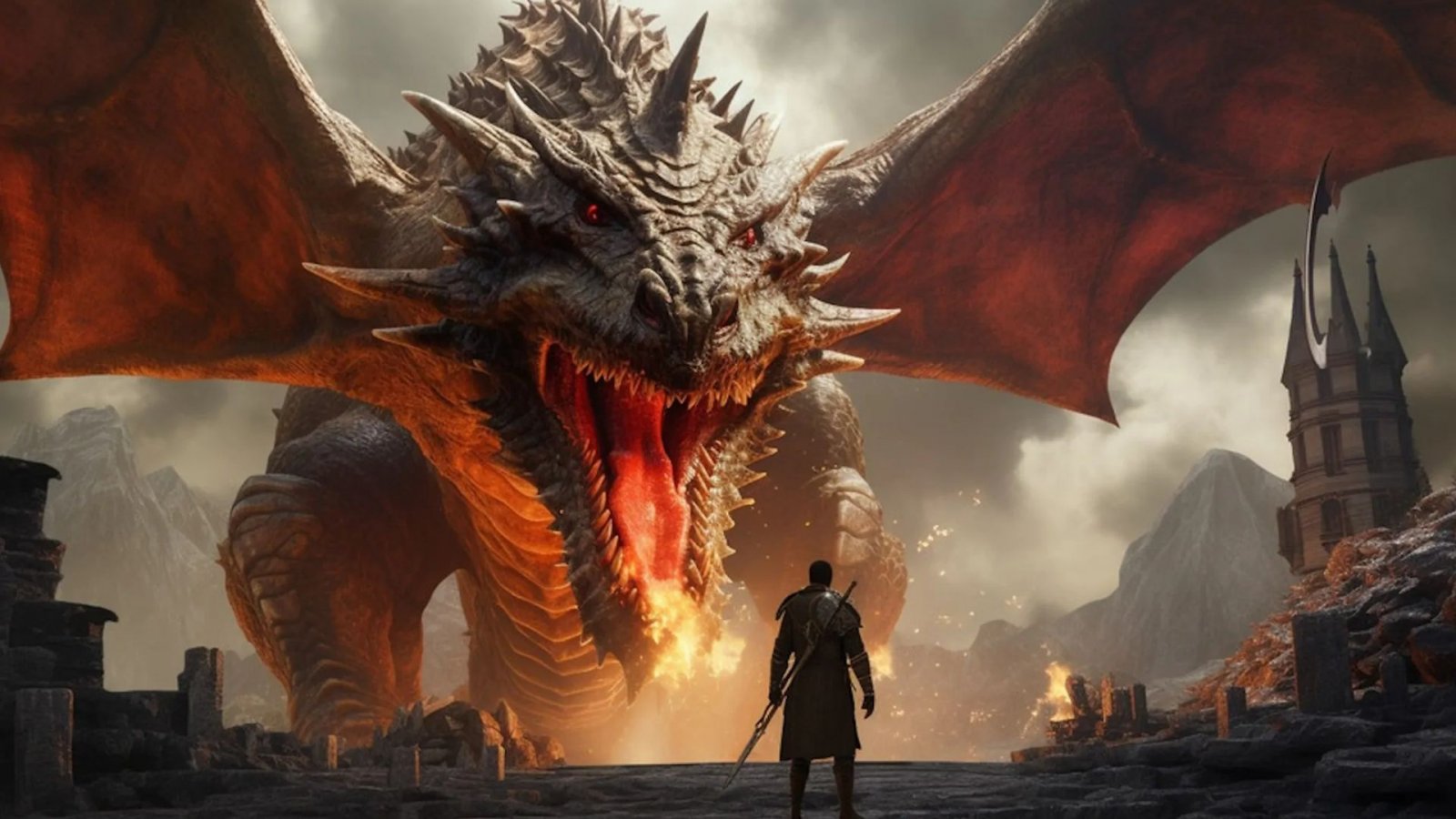 L'enorme drago di Dragon's Dogma 2