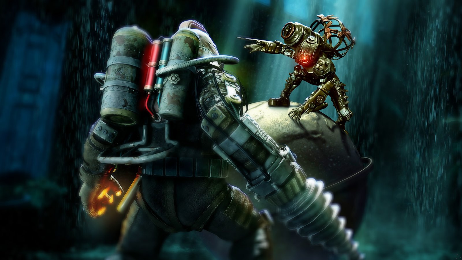 Big Daddy a confronto in BioShock