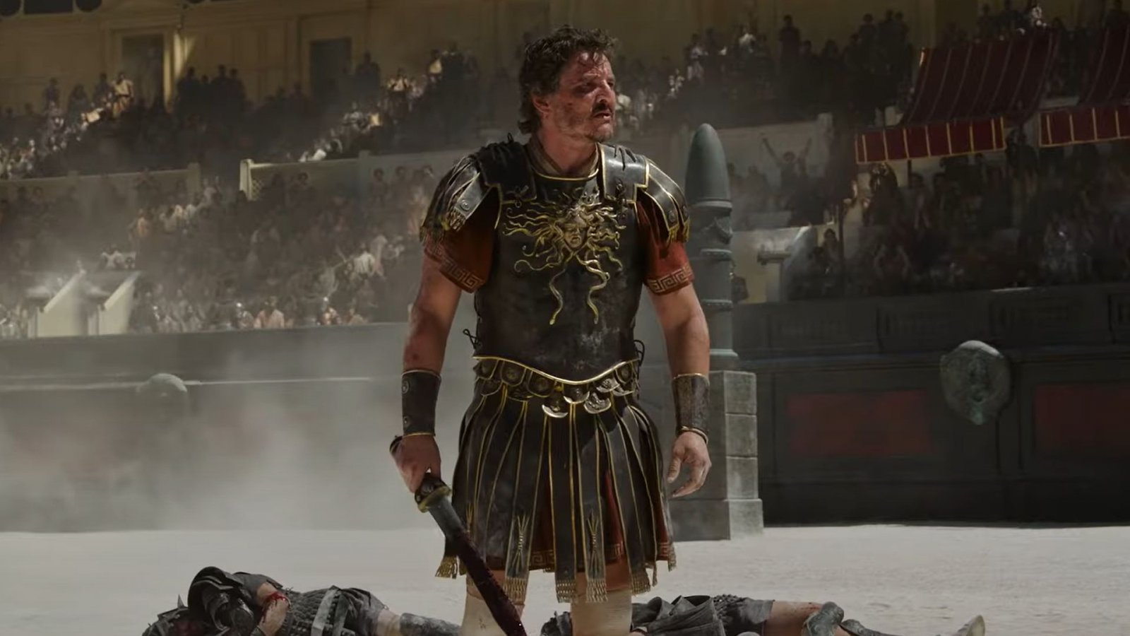 Pedro Pascal nel trailer de Il Gladiatore 2