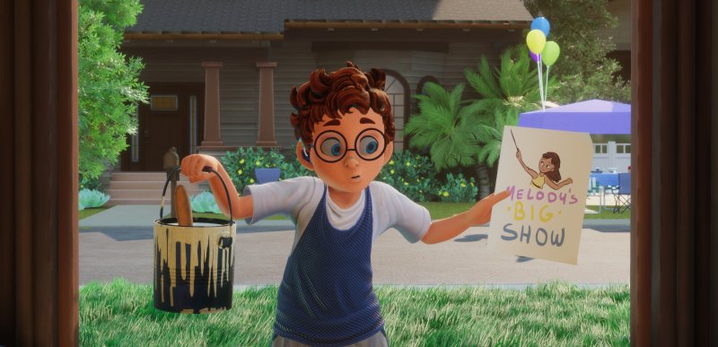 All'inizio di Harmonium, un amico di Melody comunica con lei attraverso senza scambi verbali, ma unicamente con la lingua dei segni