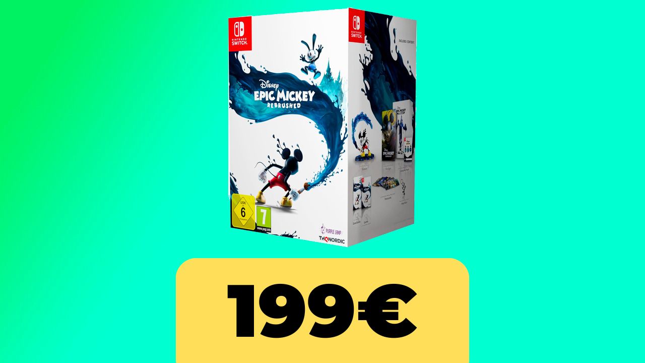 Disney Epic Mickey: Rebrushed Collector's Edition, prenotala al prezzo minimo garantito su Amazon Italia