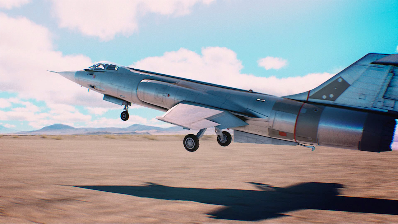 Uno degli aerei di Ace Combat 7: Skies Unknown