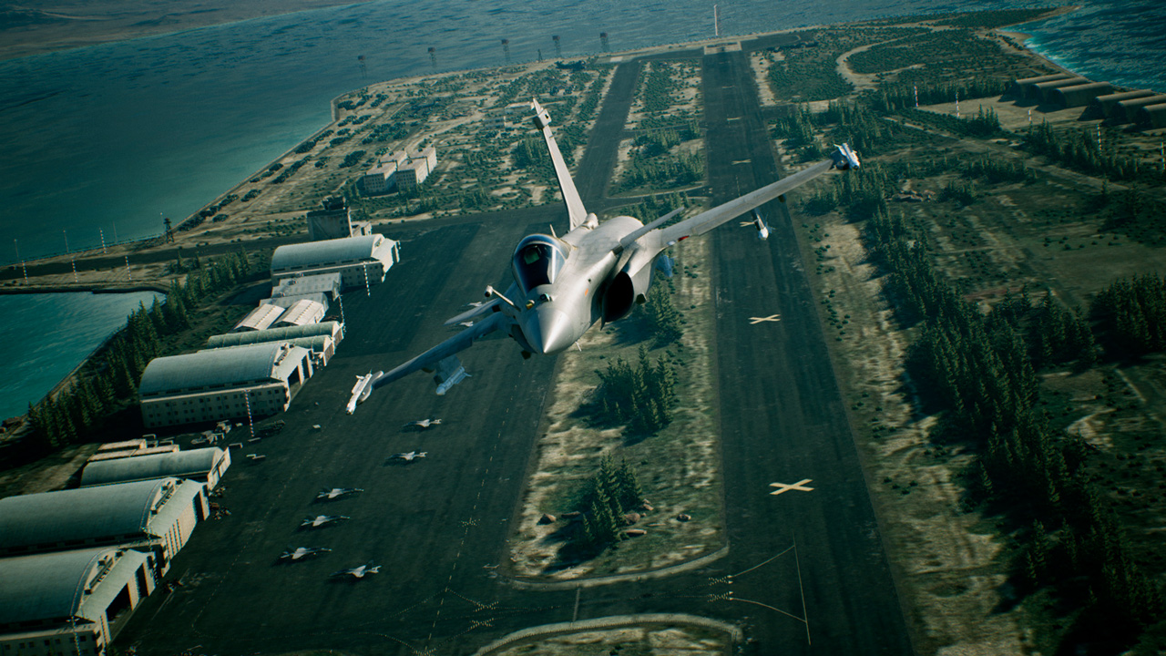 Uno degli aerei di Ace Combat 7: Skies Unknown