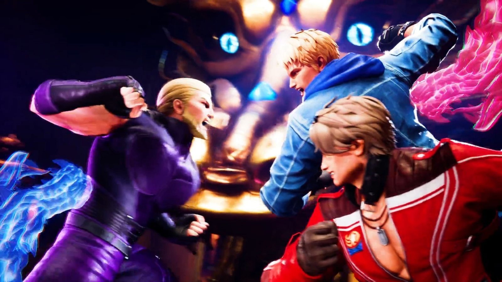 Un'immagine con i personaggi di Double Dragon Revive