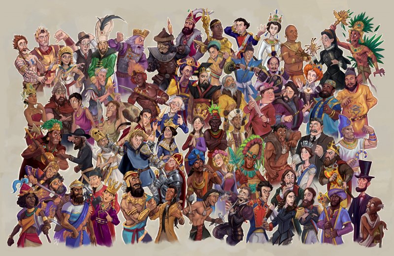 I leader di Civilization