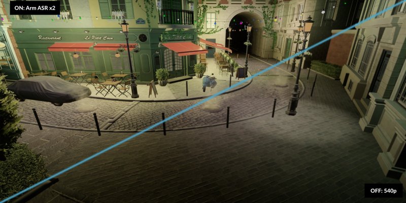 Un'immagine che mostra i risultati ottenuti da ARM ASR