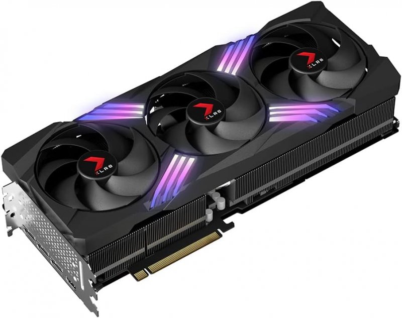 Un dettaglio della PNY GeForce 4080 Super