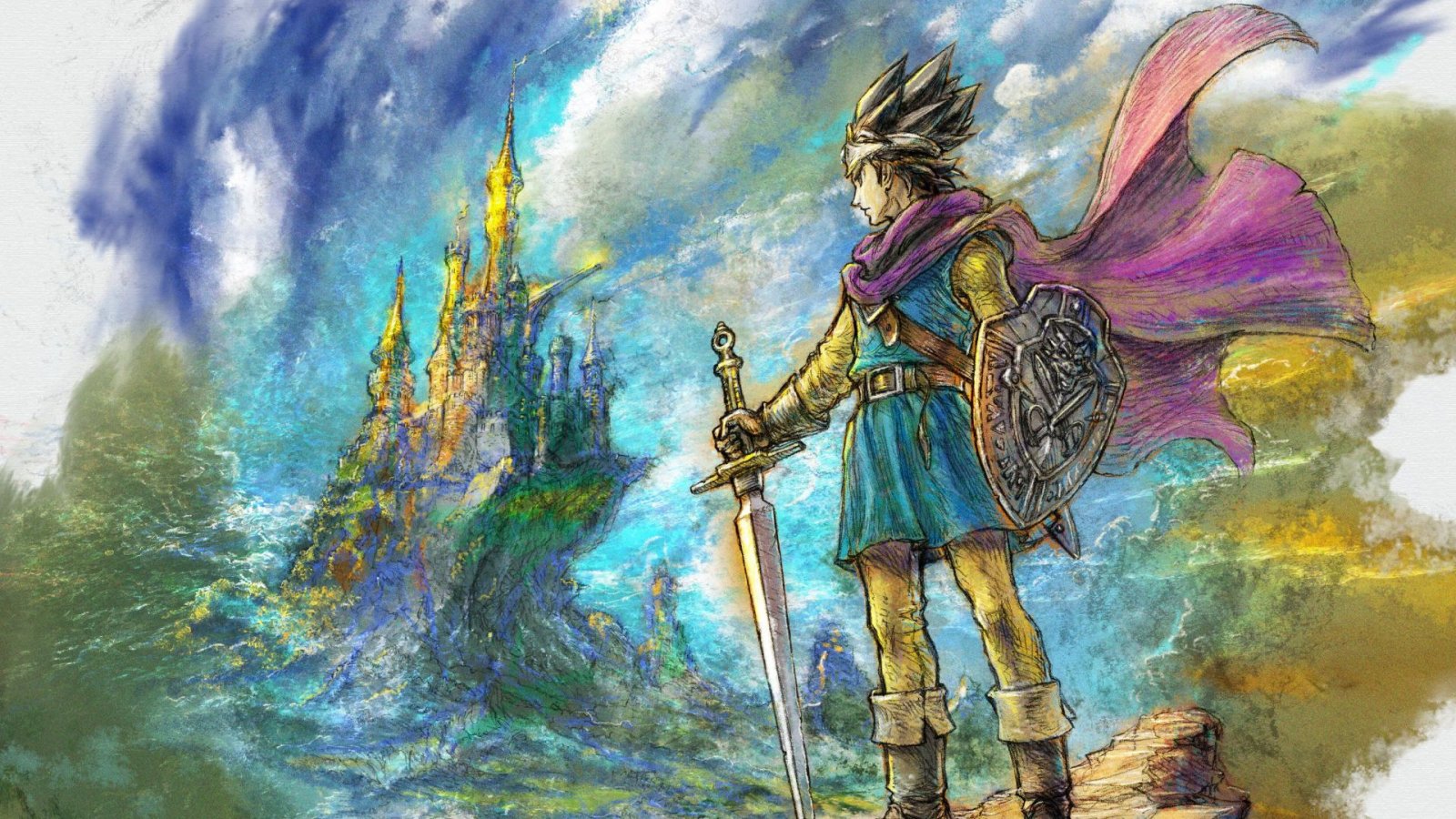 L'artwork di Dragon Quest 3 HD-2D