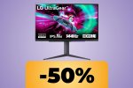 LG 27GR93U UltraGear, il monitor da gaming 4K e 144Hz è in offerta per l'Amazon Prime Day a metà prezzo - Notizia