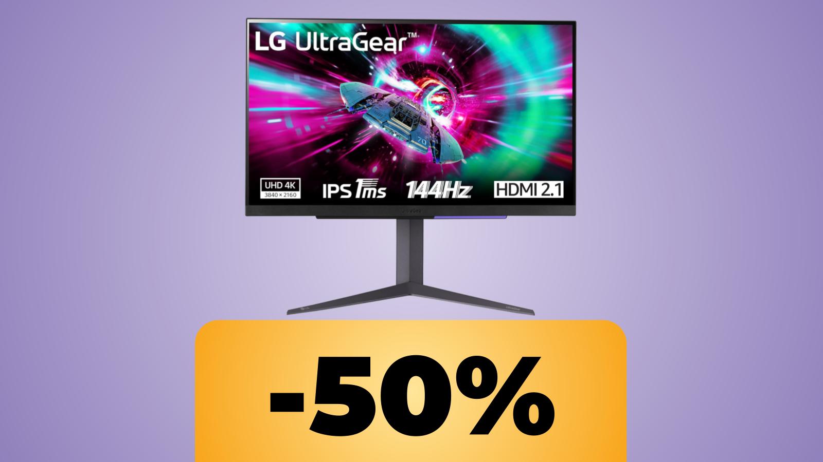 LG Ultragear 4K e 144Hz è in offerta per il Prime Day di Amazon