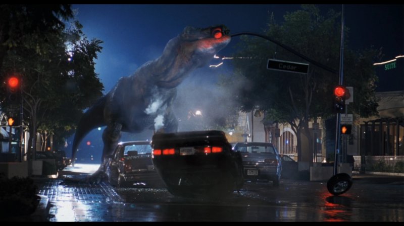 La parte finale del film Il mondo perduto - Jurassic Park mette insieme giurassico e moderno in un incontro indimenticabile La parte finale del film Il mondo perduto - Jurassic Park mette insieme giurassico e moderno in un incontro indimenticabile