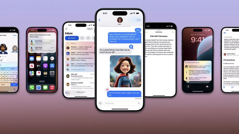 L'interfaccia di Apple Intelligence