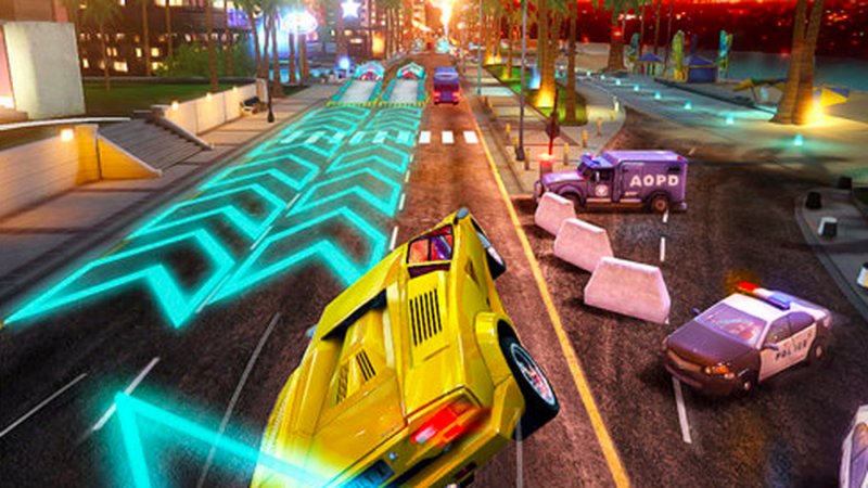 Le corsie di Asphalt Overdrive