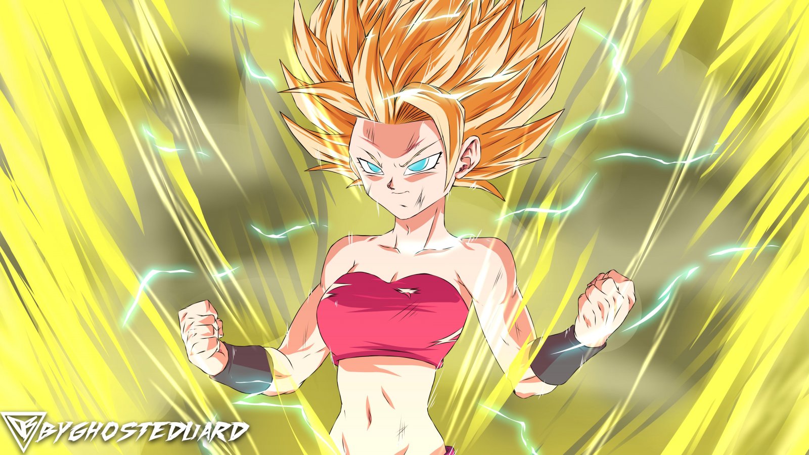 Caulifla in versione Super Saiyan