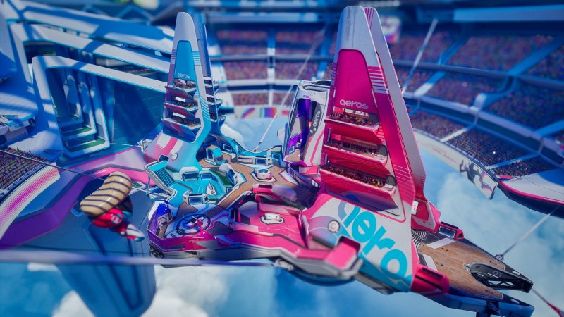 Le mappe di Splitgate sono colorate, stratificate e necessitano di un occhio attento per dedurre le strategie più efficaci, soprattutto sfruttando i portali Le mappe di Splitgate sono colorate, stratificate e necessitano di un occhio attento per dedurre le strategie più efficaci, soprattutto sfruttando i portali