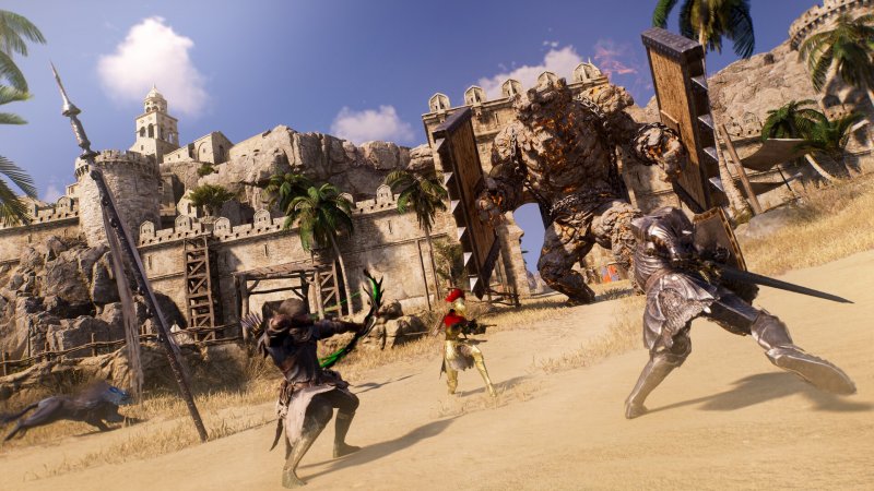 Un combattimento in Throne and Liberty