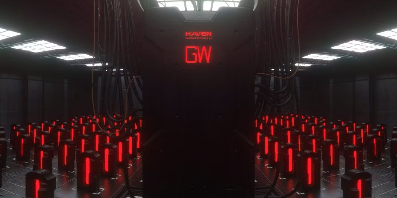 Il mainframe di GW (George Washington) in Metal Gear Solid 4 Il mainframe di GW (George Washington) in Metal Gear Solid 4