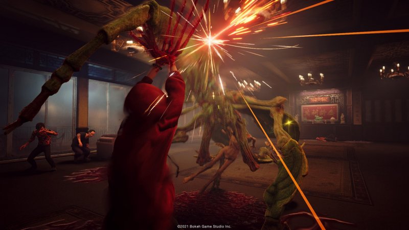 Uno dei feroci scontri di Slitterhead