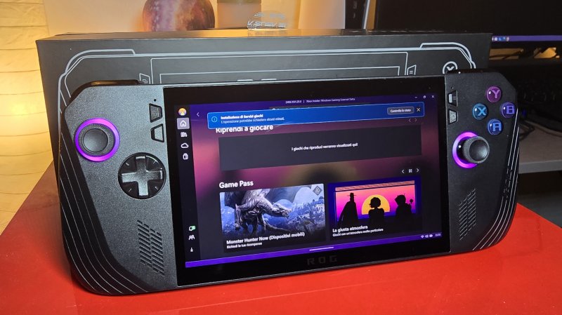 ROG Ally X è disponibile nell'unica, nuova colorazione: nera