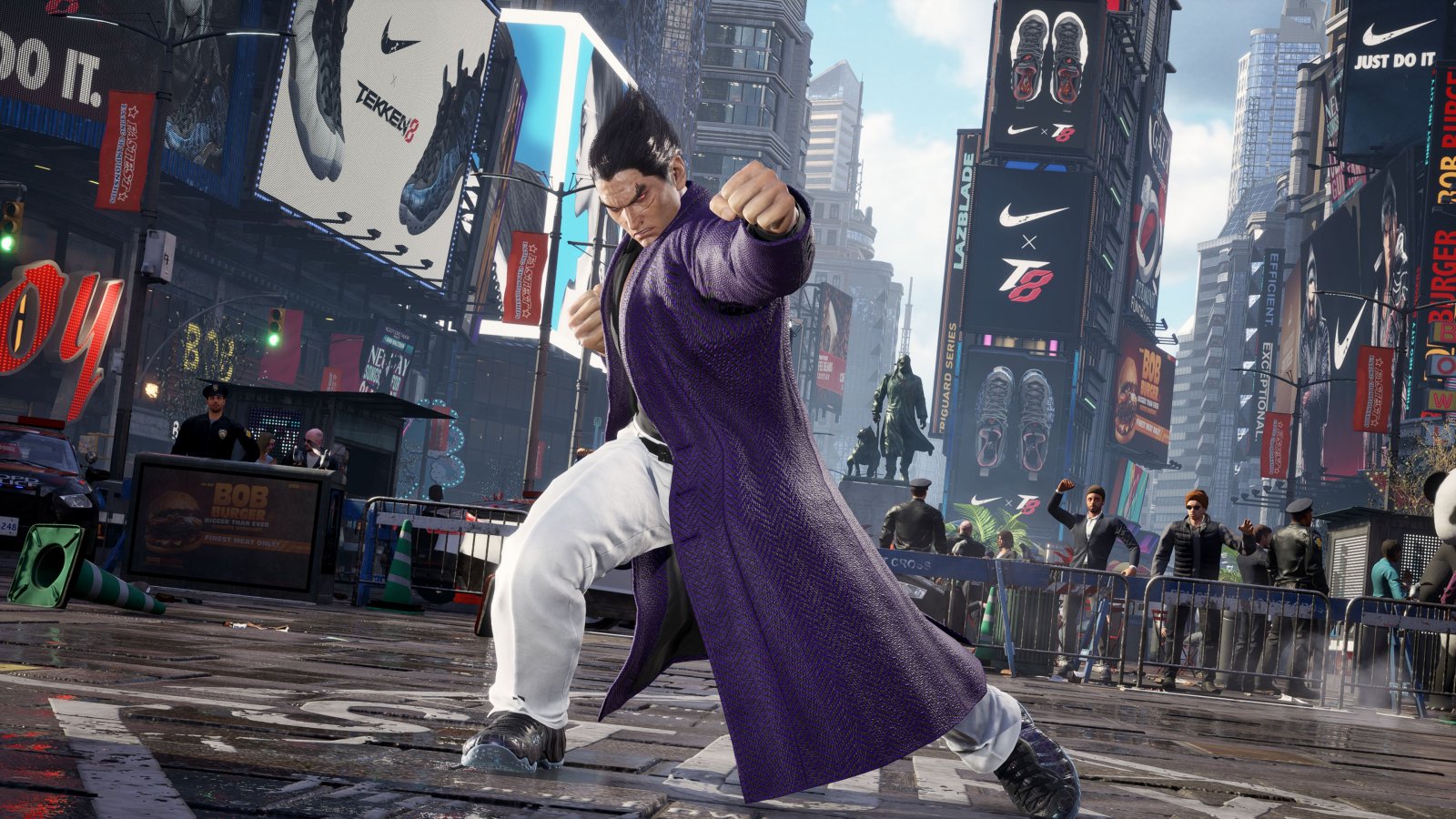 Kazuya Mishima con un paio di Nike in Tekken 8