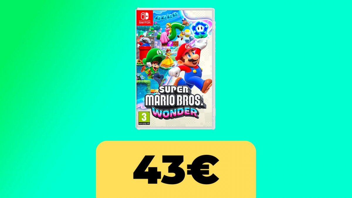 スーパーマリオブラザーズワンダー、Amazonイタリアでこの価格なら絶対に見逃せません