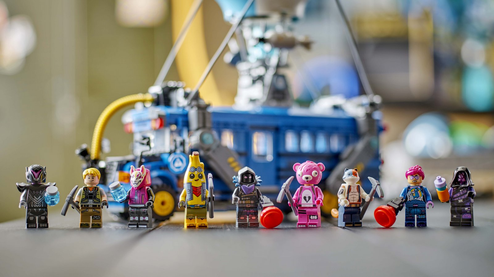 Le LEGO Miniatures e il Bus battaglia dei Set LEGO Fortnite