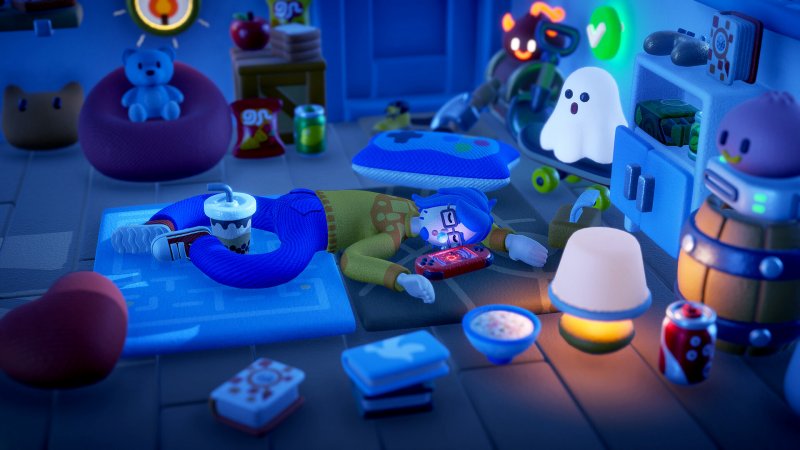 L'Uomo Esausto nella sua affollata camera