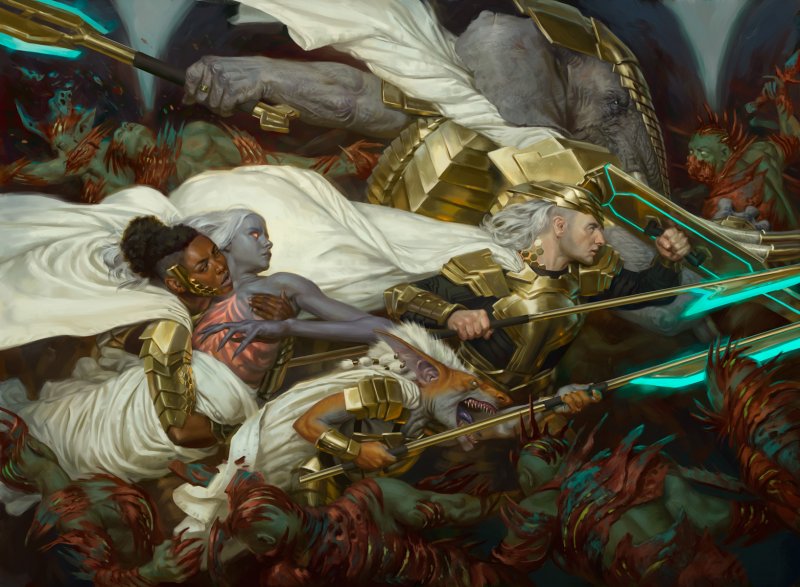 Assaltare la Germessenza - illustrazione di Jason Rainville Assaltare la Germessenza - illustrazione di Jason Rainville