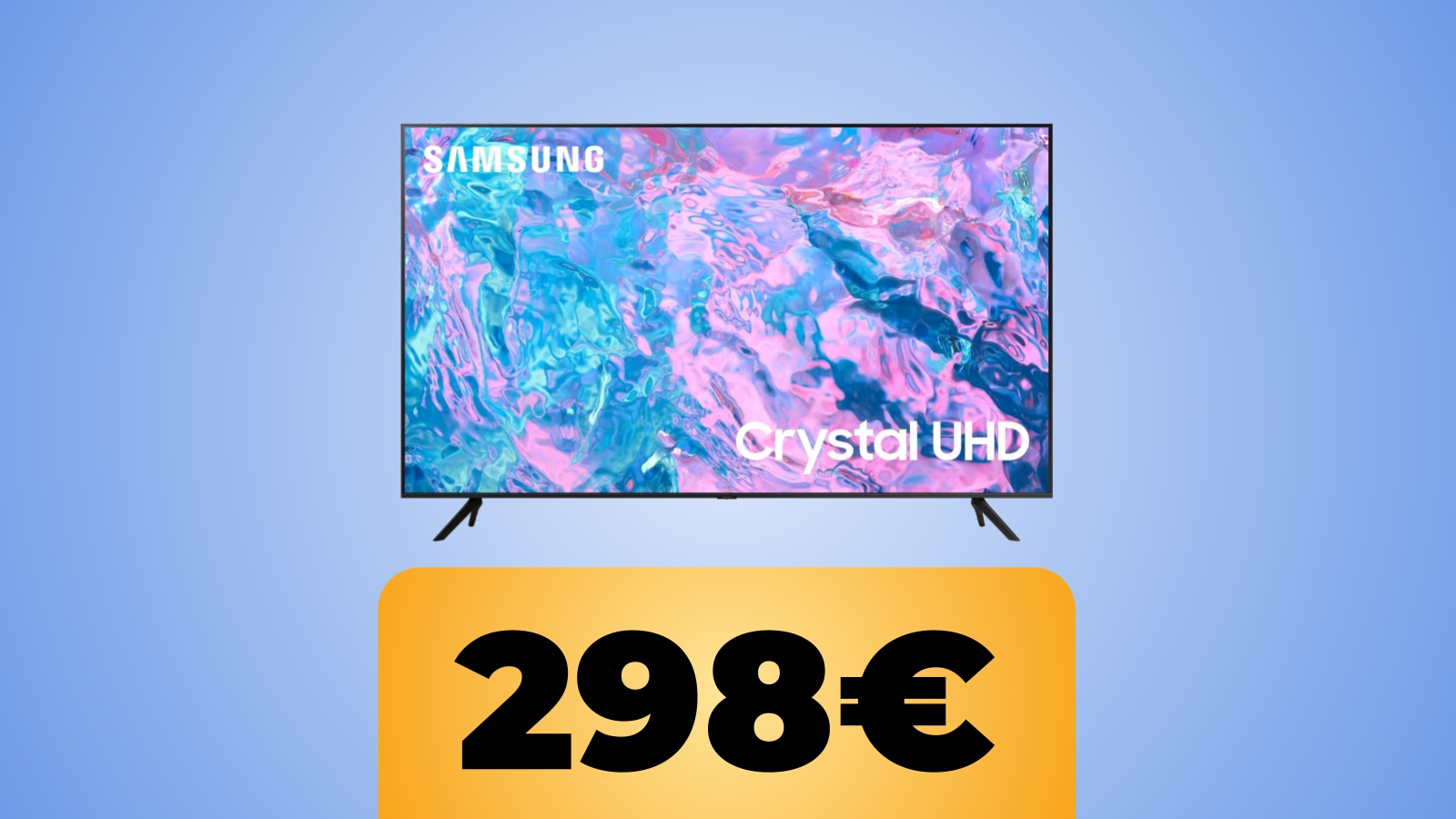 Samsung Crystal UHD da 43 pollici e sotto il prezzo dell'offerta di Amazon