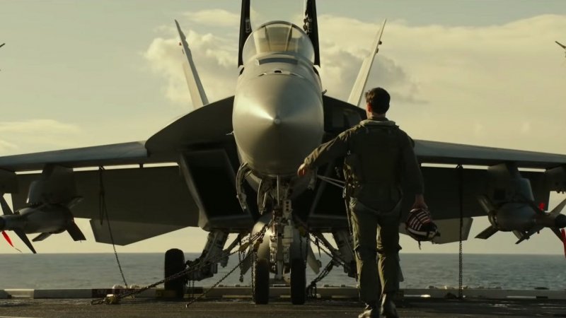 Una scena di Top Gun Maverick