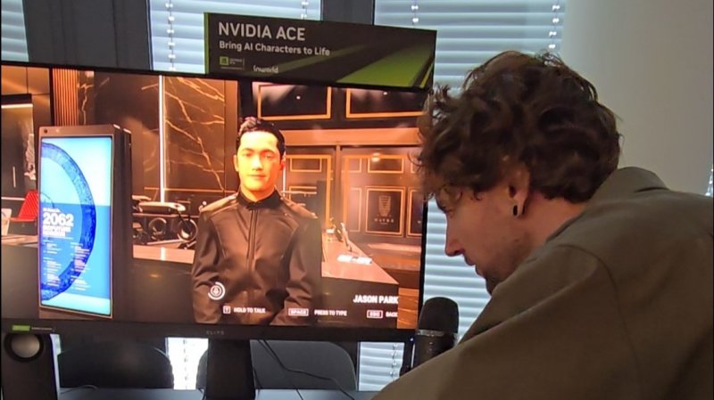 La nostra sessione dimostrativa di NVIDIA ACE La nostra sessione dimostrativa di NVIDIA ACE