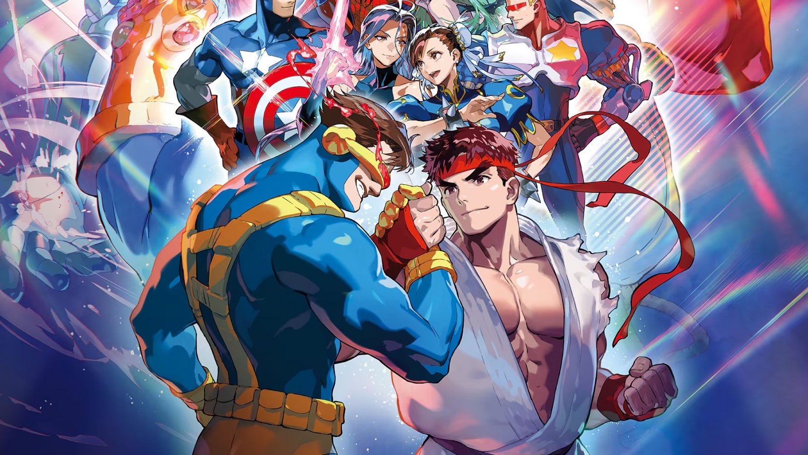 Un particolare della copertina di Marvel vs. Capcom