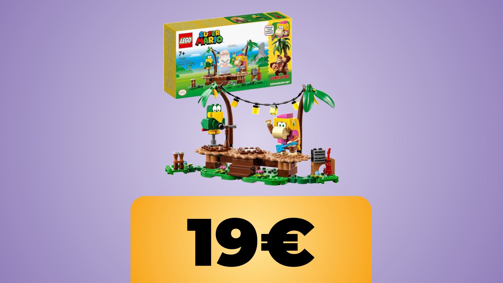 LEGO Super Mario Pack di Espansione Concerto nella Giungla di Dixie Kong e il prezzo su Amazon