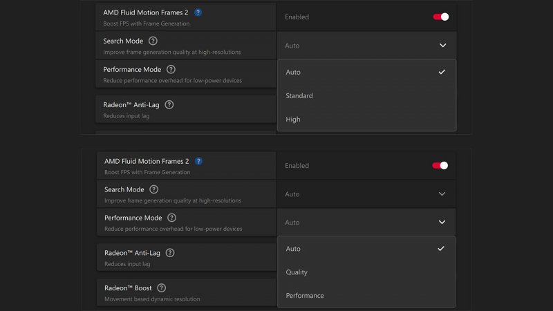 Le nuove opzioni di AFMF 2