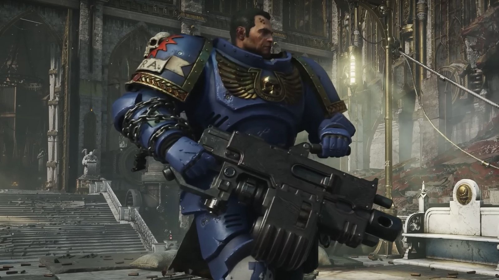 Il protagonista di Warhammer 40.000: Space Marine 2