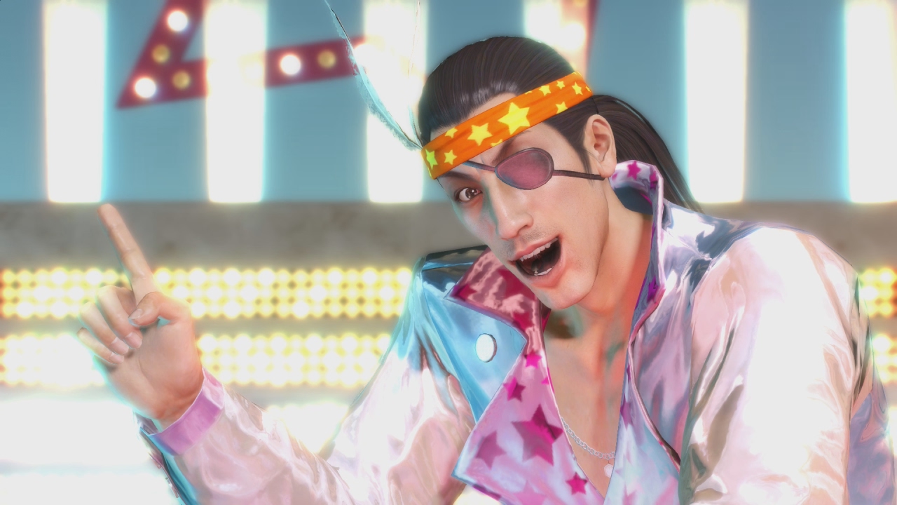 Una scena del karaoke di Yakuza 0