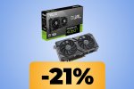 La scheda grafica ASUS DUAL NVIDIA GeForce RTX 4060 TI da 16 GB è in sconto su Amazon al minimo storico - Notizia