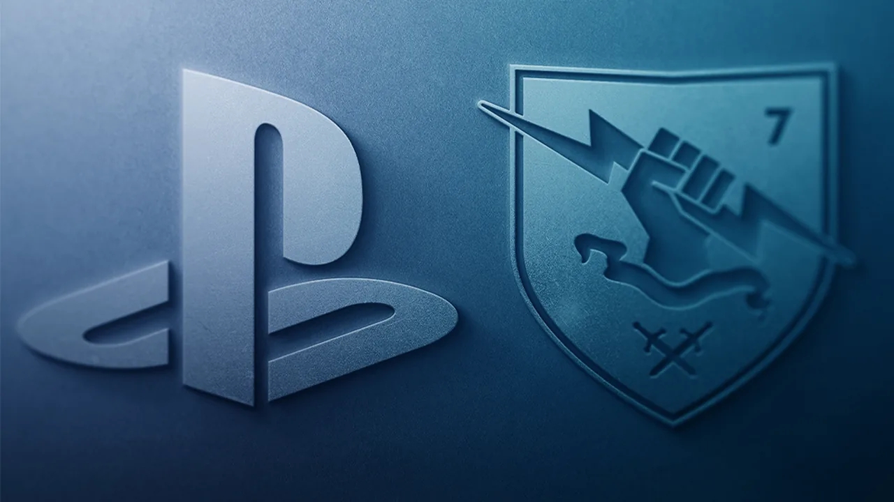 I loghi di PlayStation e Bungie