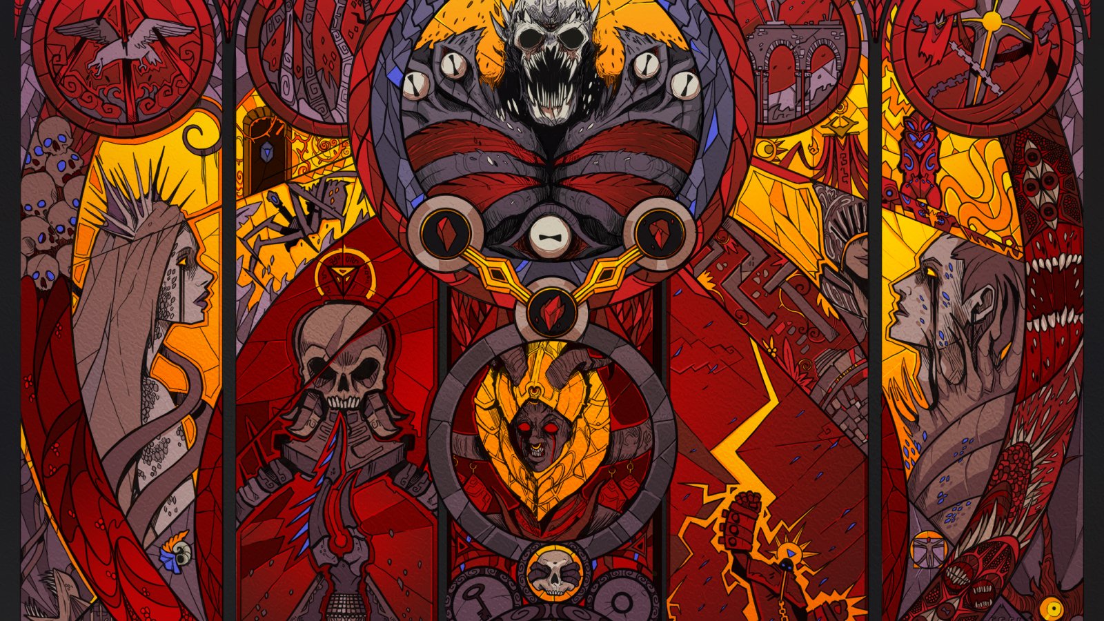 Una vetrata fan-art di Path of Exile