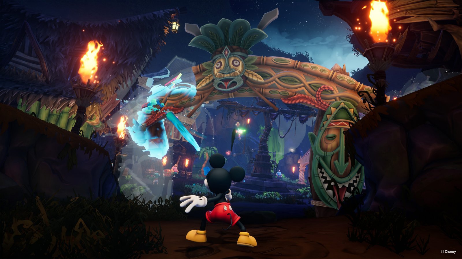 Una scena di Disney Epic Mickey: Rebrushed