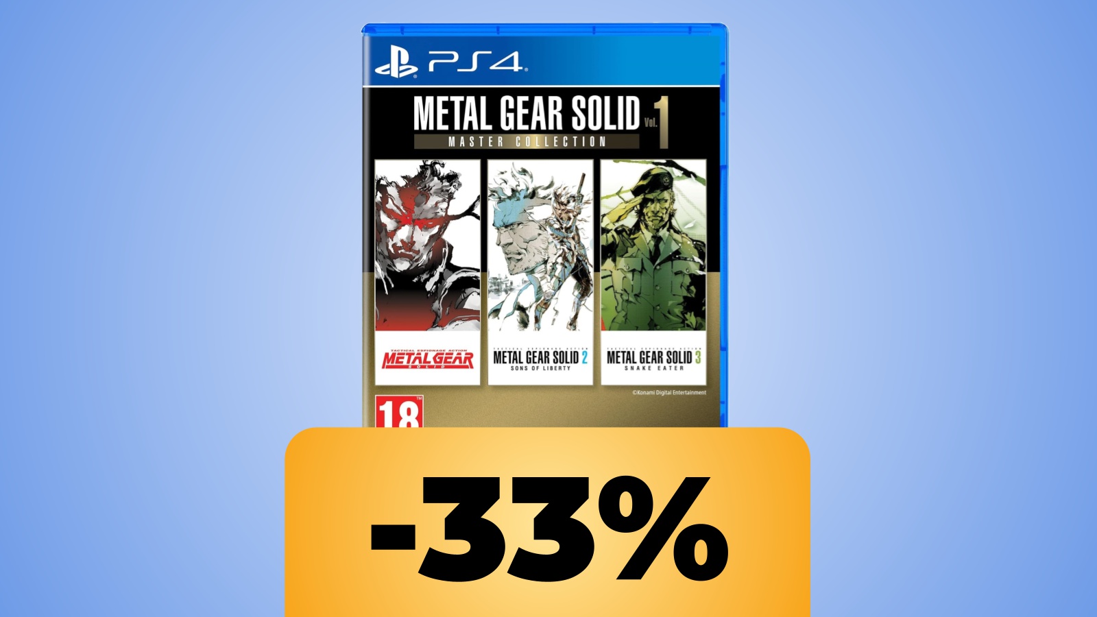 Metal Gear Solid Master Collection Vol. 1 in versione PS4 e lo sconto di Amazon