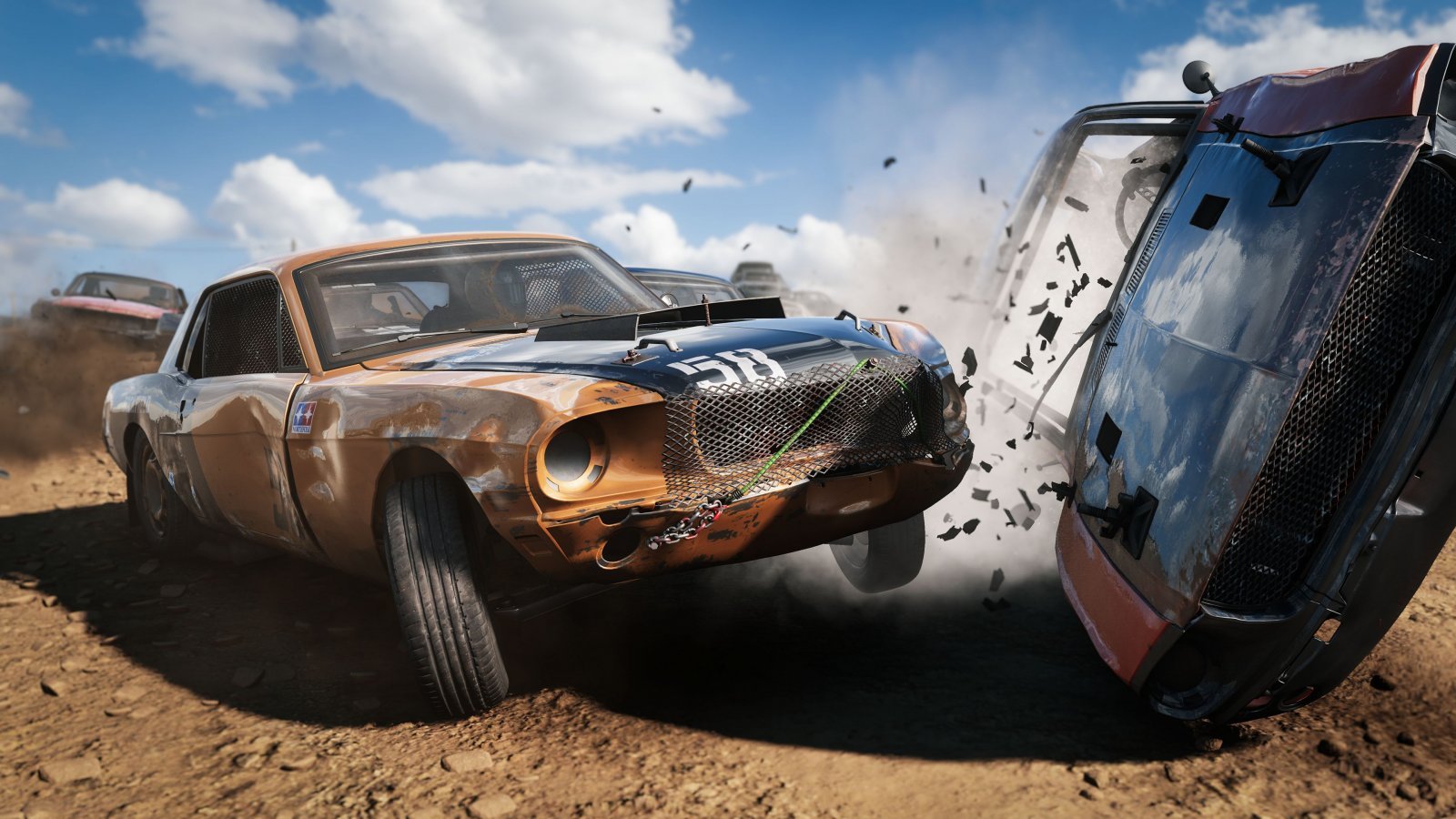 Due vetture collidono in Wreckfest 2