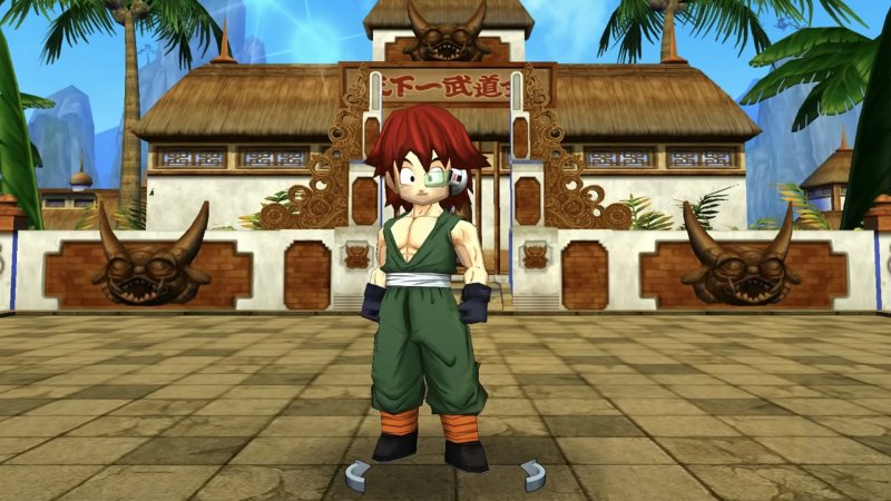 Uno scatto dall'editor di Dragon Ball Online