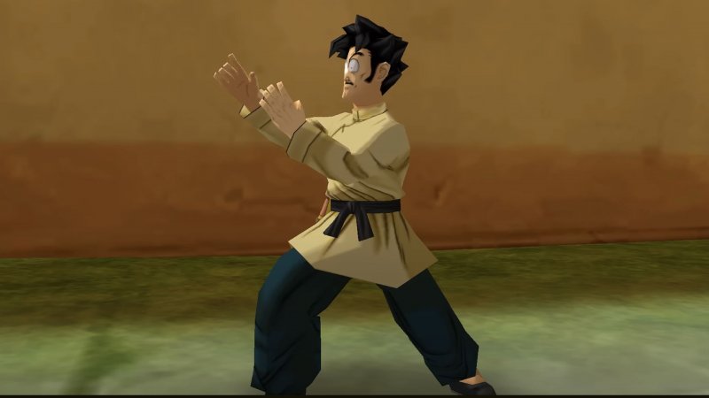 Un buffo personaggio non giocante di Dragon Ball Online