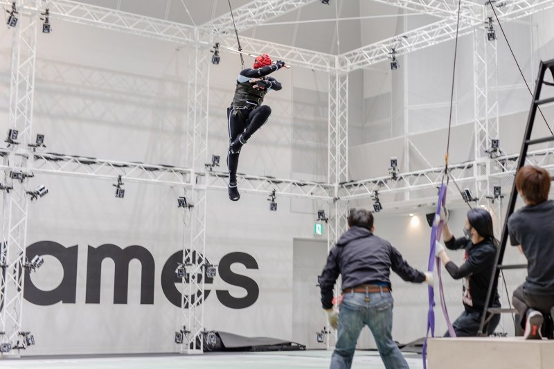 Lo studio di motion capture di Cygames Osaka: le scene esagerate di un anime-game possono portare a stunt molto coreografici