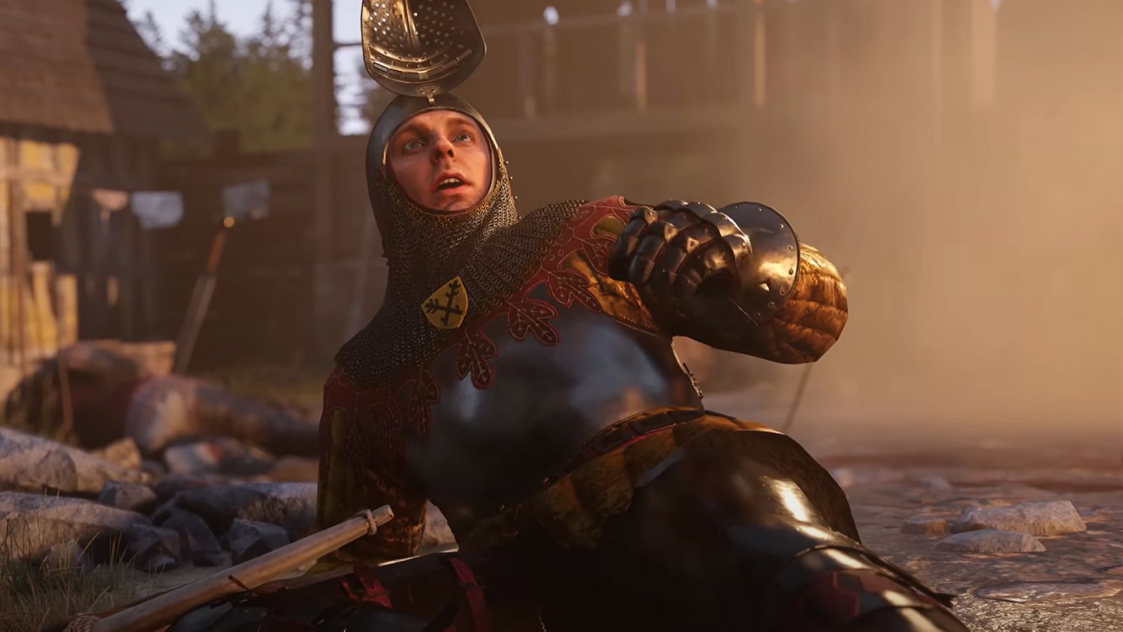 Uno dei soldati in battaglia in Kingdom Come: Deliverance 2