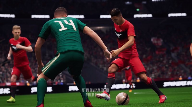 Una delle animazioni di gioco di UFL